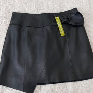 Leather skirt